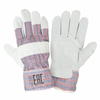 Утепленные спилковые комбинированные перчатки FORT Ангара
